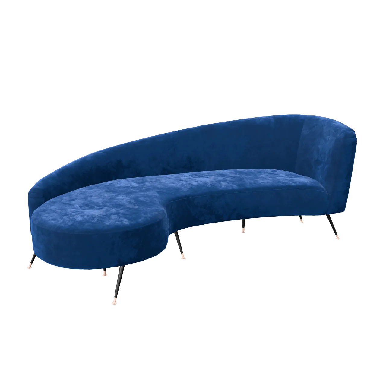 Glam velvet sofa from the Atelier Oak collection